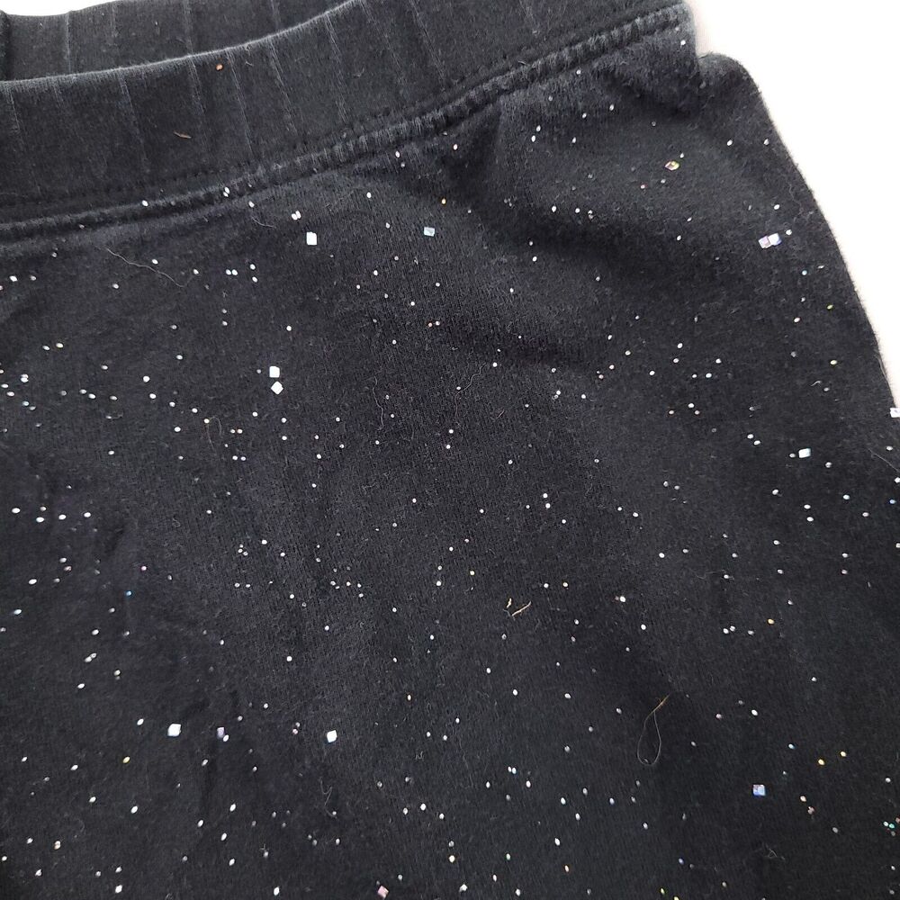 Cat & Jack Moxie Black Sparkle Leggings XL 14-16